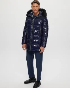 Men's Après-Ski Parka With Detachable Toscana Shearling Lamb Hood Trim