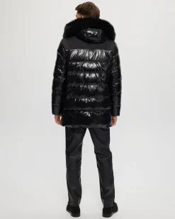 Men's Après-Ski Parka With Detachable Toscana Shearling Lamb Hood Trim