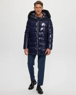 Men's Après-Ski Parka With Detachable Toscana Shearling Lamb Hood Trim