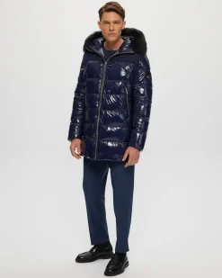 Men's Après-Ski Parka With Detachable Toscana Shearling Lamb Hood Trim