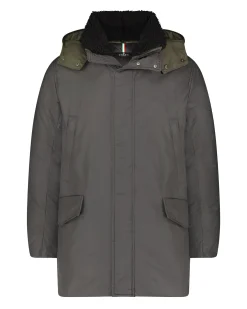 Men's Après-Ski Parka With Detachable Shearling Lamb Trim