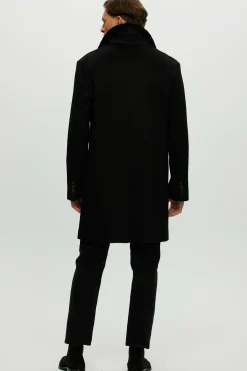 Men's Loro Piana Cashmere & Wool Stroller With Select Shearling Lamb Collar