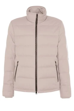 Men's Loro Piana Cashmere Quilted Down Jacket