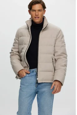 Men's Loro Piana Cashmere Quilted Down Jacket