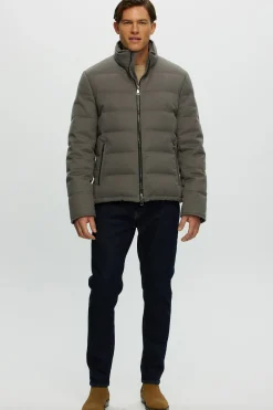 Men's Loro Piana Cashmere Quilted Down Jacket