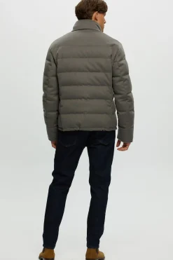 Men's Loro Piana Cashmere Quilted Down Jacket