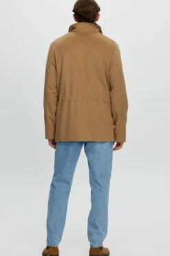 Men's Loro Piana Cashmere Jacket With Detachable Select Shearling Lamb Collar