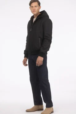 Men's Loro Piana Cashmere & Wool Jacket With Select Shearling Lamb Lining