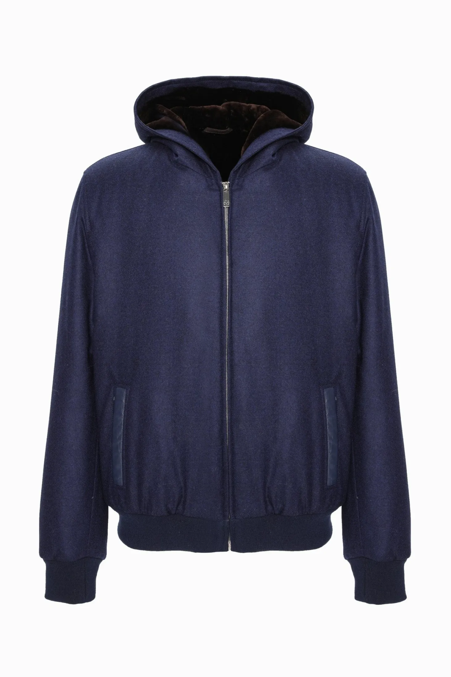 Men's Loro Piana Cashmere & Wool Jacket With Select Shearling Lamb Lining