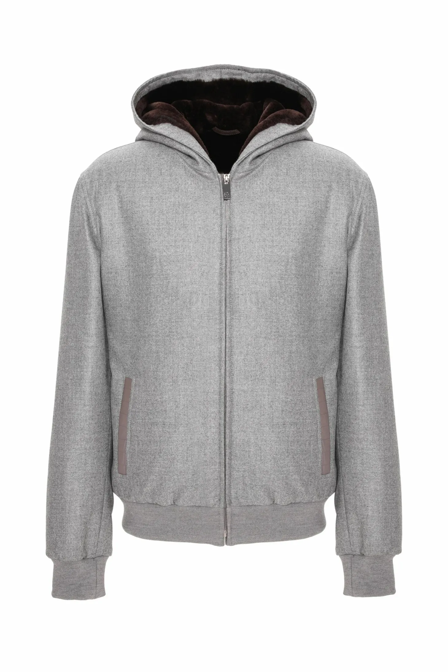 Men's Loro Piana Cashmere & Wool Jacket With Select Shearling Lamb Lining