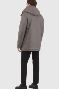 Men's Loro Piana Cashmere & Wool Parka With Select Shearling Lamb Lining