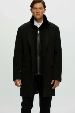 Men's Loro Piana Wool Stroller With Select Shearling Lamb Trim