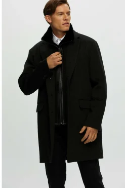 Men's Loro Piana Wool Stroller With Select Shearling Lamb Trim