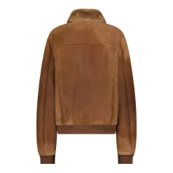 Men's Merino Shearling Lamb Bomber Jacket