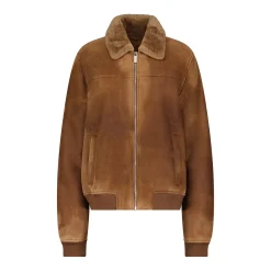 Men's Merino Shearling Lamb Bomber Jacket