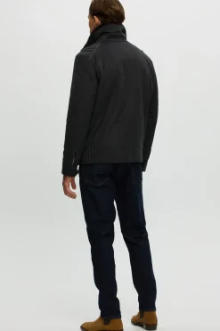 Men's Select Fabric Jacket With Merino Shearling Lamb