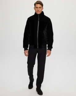 Men's Select Shearling Lamb Bomber Jacket