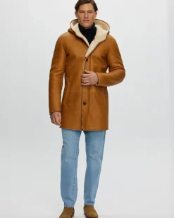 Men's Shearling Lamb Parka