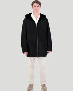 Men's Shearling Lamb Parka