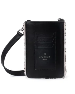 Merino Shearling Lamb IPhone/Credit Card Crossbody Bag