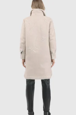 Merino Shearling Lamb Stroller With Embroidery