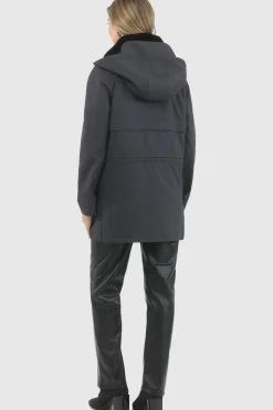 Parka With Detachable Hood And Select Shearling Lamb Collar, Removable Vest (2 Pcs)