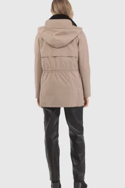 Parka With Detachable Hood And Select Shearling Lamb Collar, Removable Vest (2 Pcs)