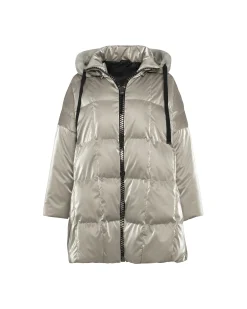 Quilted Parka With Select Shearling Lamb Hood Trim