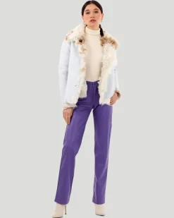 Reversible Long Hair Select Shearling Lamb Jacket