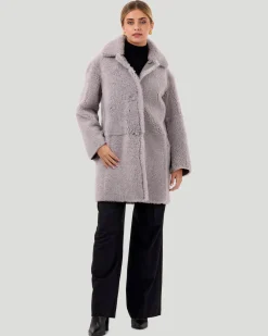 Reversible Long Hair Shearling Lamb Stroller