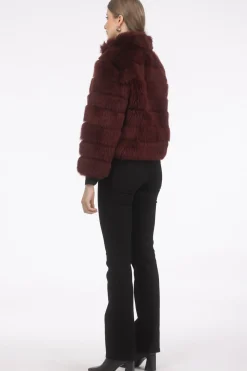 Reversible Merinillo Shearling Lamb Jacket With Cropped Sleeves