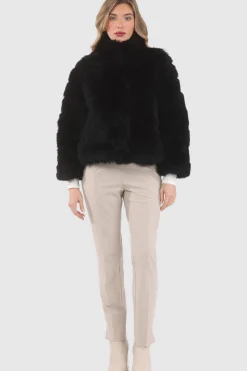 Reversible Merinillo Shearling Lamb Jacket With Cropped Sleeves