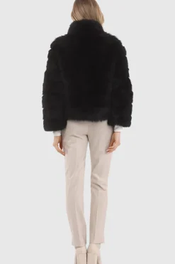 Reversible Merinillo Shearling Lamb Jacket With Cropped Sleeves