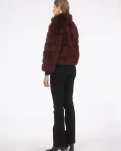 Reversible Merinillo Shearling Lamb Jacket With Cropped Sleeves