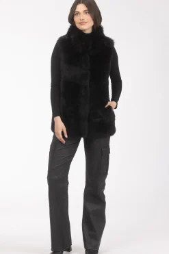 Reversible Merinillo Shearling Lamb Vest
