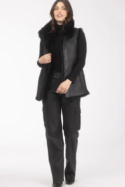 Reversible Merinillo Shearling Lamb Vest