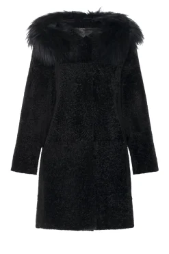 Reversible New Zealand Shearling Lamb Stroller With Select Mongolian Lamb Hood Trim