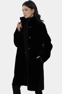 Reversible Select Shearling Lamb Short Coat