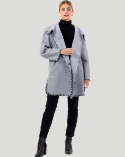 Reversible Select Shearling Lamb Parka With Wool And Cashmere Detailing