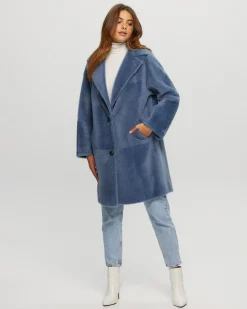 Reversible Select Shearling Lamb Short Coat