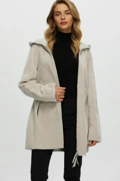 Reversible Select Shearling Lamb Zip Parka