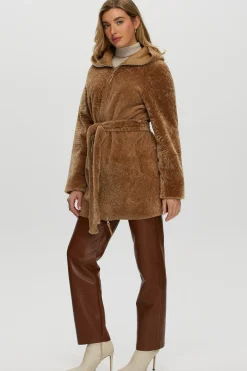 Reversible Select Shearling Lamb Zip Parka