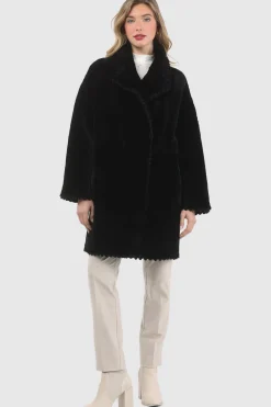 Reversible Select Shearling Lamb Jacket With Embroiderd Trim