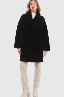 Reversible Select Shearling Lamb Jacket With Embroiderd Trim