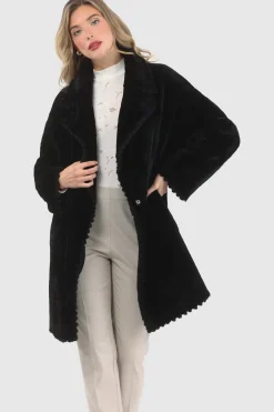 Reversible Select Shearling Lamb Jacket With Embroiderd Trim