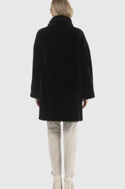 Reversible Select Shearling Lamb Jacket With Embroiderd Trim