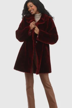 Reversible Select Shearling Lamb Jacket With Embroiderd Trim