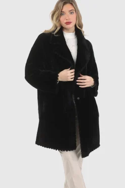 Reversible Select Shearling Lamb Jacket With Embroiderd Trim