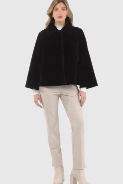 Reversible Select Shearling Jacket With Embroiderd Trim