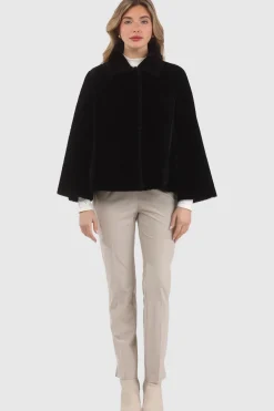 Reversible Select Shearling Jacket With Embroiderd Trim